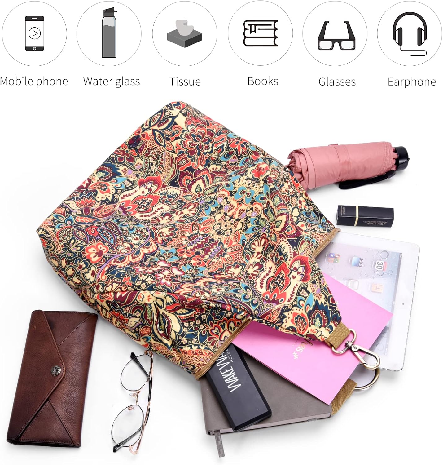 Women’s Boho Butterfly Backpack Purse – Small Casual Daypack