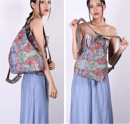 Boho Butterfly Small Backpack Purse for Women